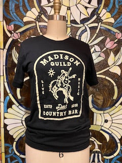 Madison Guild Logo Black Tee